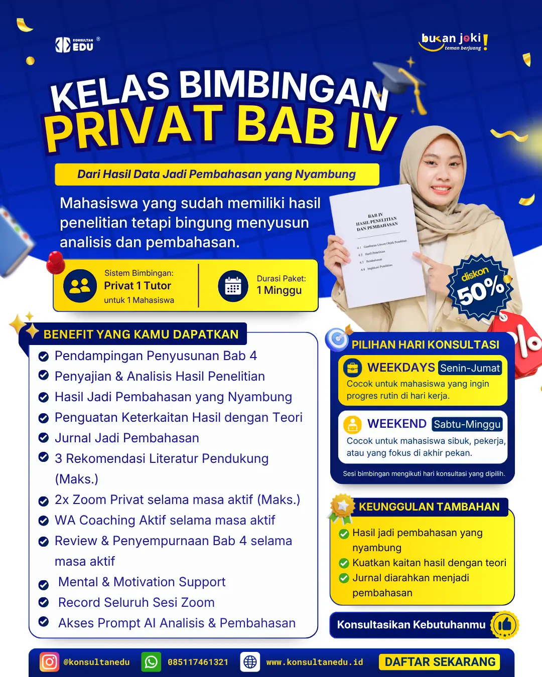 Promo Kelas Bimbingan Privat Bab IV