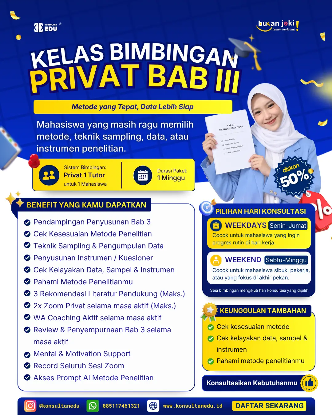 Promo Kelas Bimbingan Privat Bab III