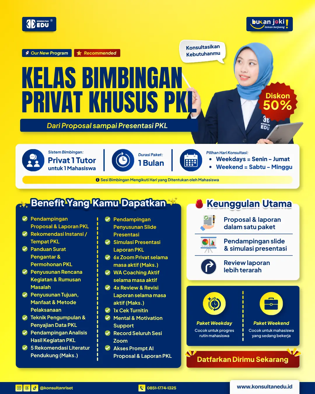 Promo Kelas Bimbingan Privat PKL