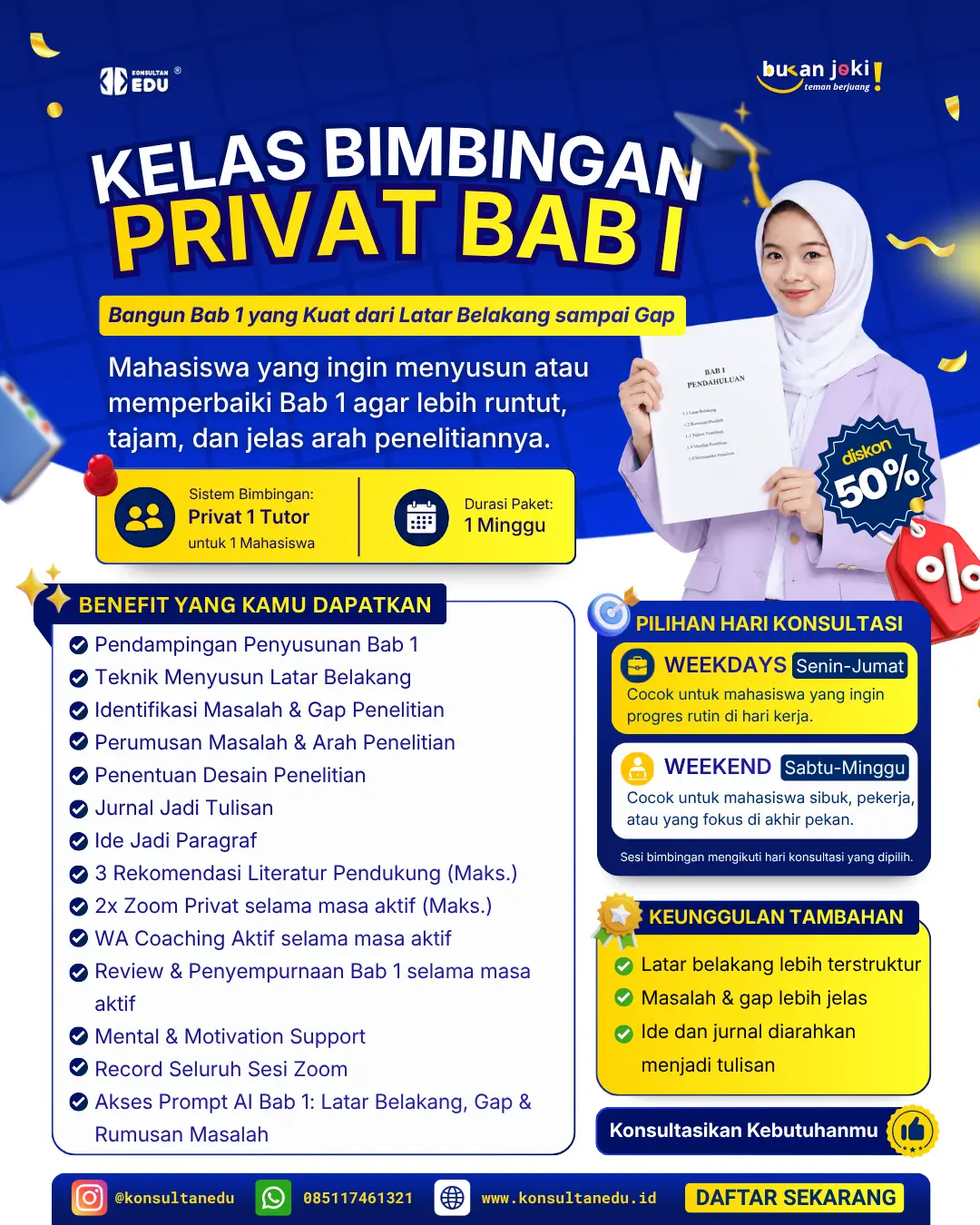 Promo Kelas Bimbingan Privat Bab I